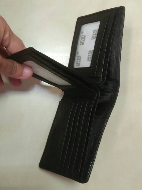 Dompet 3D kulit asli lipat pendek