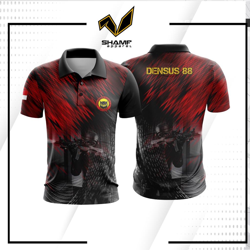 KAOS JERSEY POLISI POLRI DENSUS 88 FULL PRINT CUSTOM OLAHRAGA