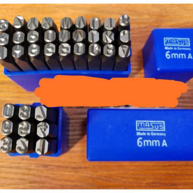 

Best Seller MASUS Germany Huruf dan Angka Ketok 6 mm Stamp Punch Letter Set