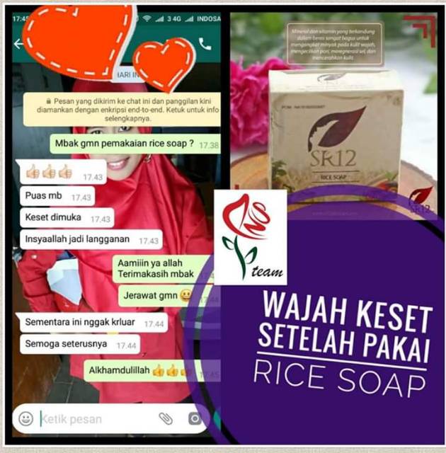 SABUN BERAS HERBAL SR12 TERLARIS..!! RICE SOAP / SABUN JERAWAT BPOM / KULIT BERMINYAK &amp; SENSITIF