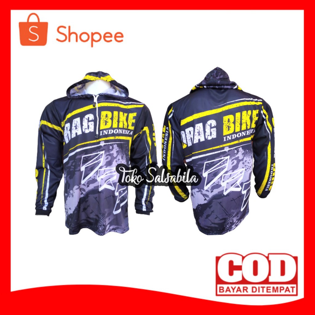 BAJU JERSEY HOODIE RACING DRAGBIKE 3037