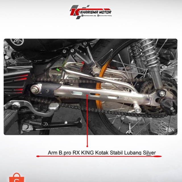 ARM B.PRO DRAX/HARIAN RX KING KOTAK STABILIZER LUBANG