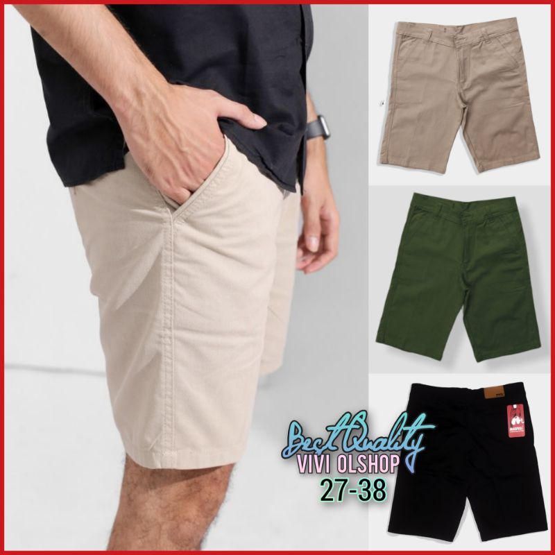 CELANA PENDEK CHINO PRIA PREMIUM QUALITY TERMURAH