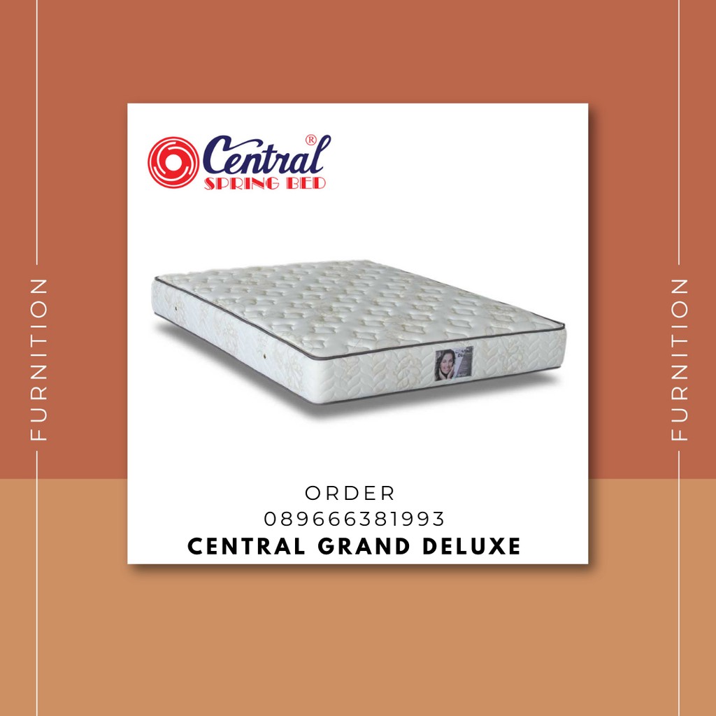 Kasur Springbed Central Kasur Grand Deluxe Bonus Bantal