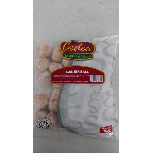 

Cedea Lobster Ball (Baso Lobster) 500gr