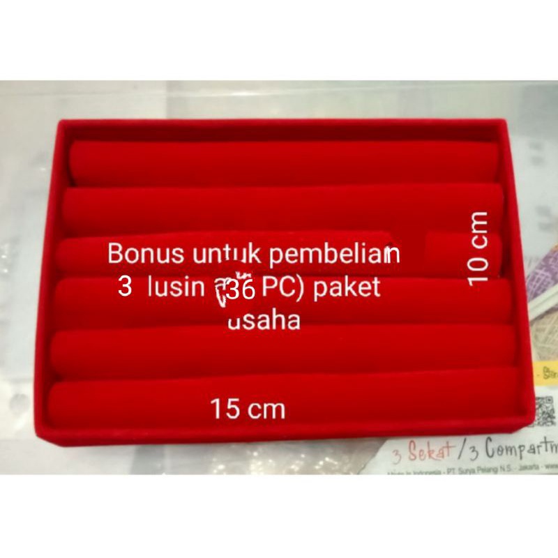 Paket usaha perhiasan 3 lusin(36 PC) cincin xuping wanita lapis emas u/Pedagang di Random