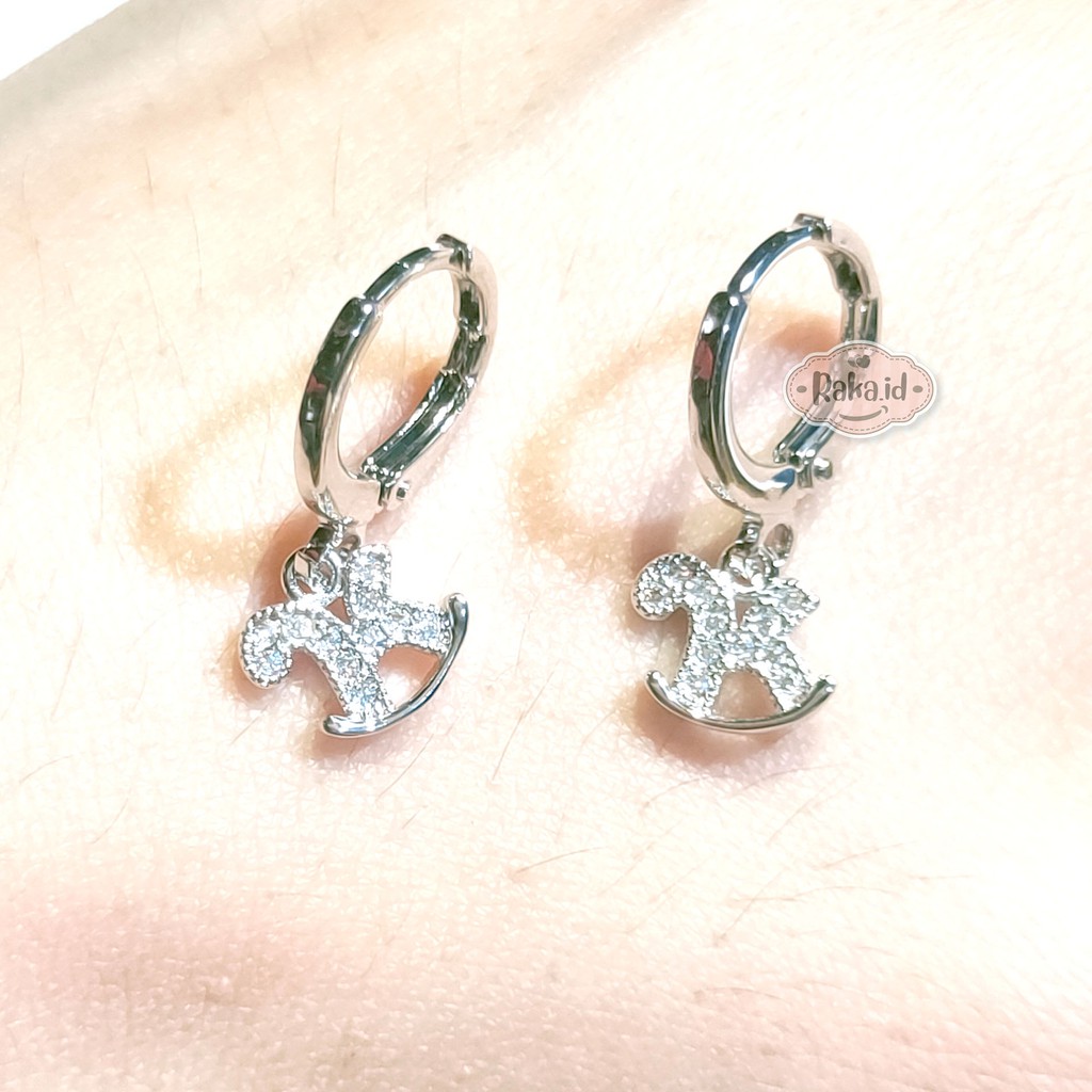 RAKA Acc - Anting Clip / Klip Anting Wanita Kuda Kudaan Perhiasan Aksesoris Wanita 474
