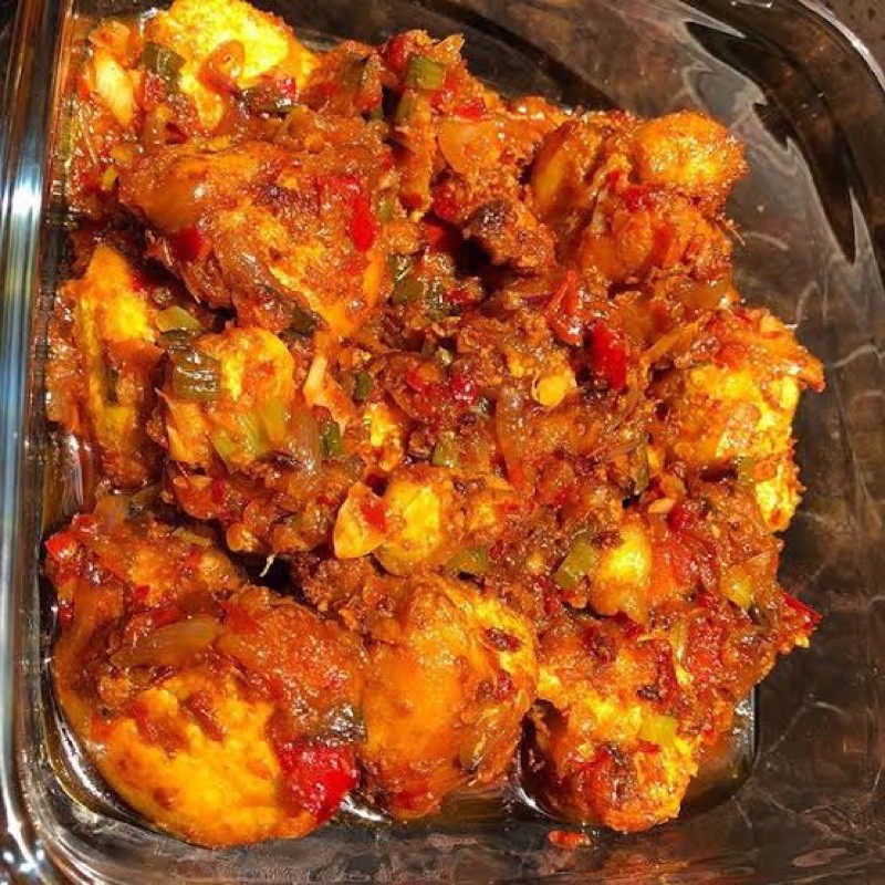 

Ayam pejantan balado 1 ekor dan sambel ijo sambel ayam balado ayam
