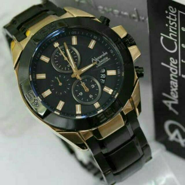 Jam pria Alexandre Christie original terbaru