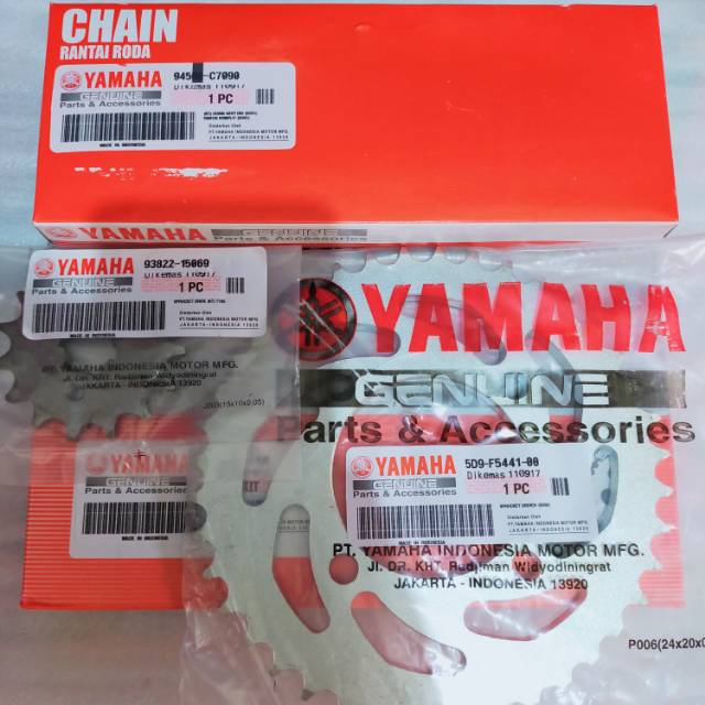 GEAR SET VEGA ZR JUPITER Z ROBOT JUPITER Z SALIB