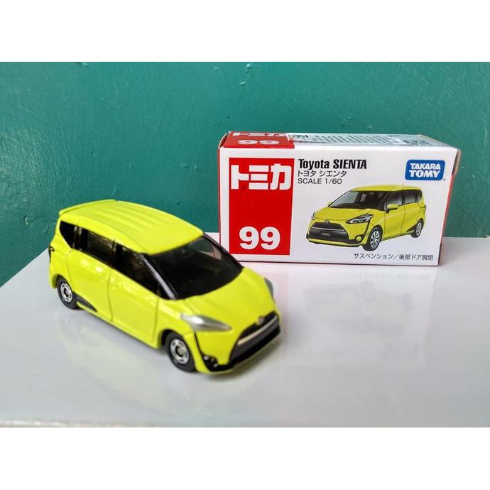 Tomica No 99 Toyota Sienta Diecast miniatur mobil takara tomy murah