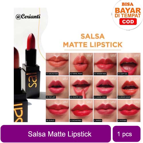 SALSA Matte Lipstik Lipstick