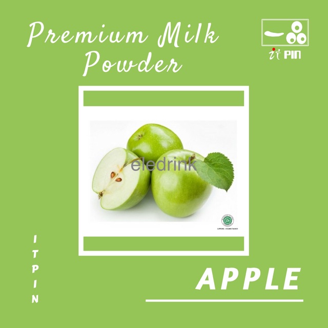 

ITPIN 1kg Premium Milk Powder Apple | Rasa Apel