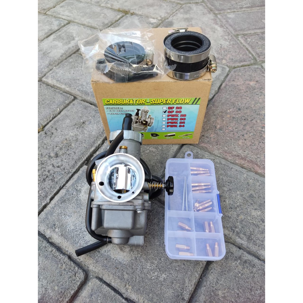 KARBURATOR KARBU SUPER FLOW PE SF BRT 28 30 POWER JET RACING