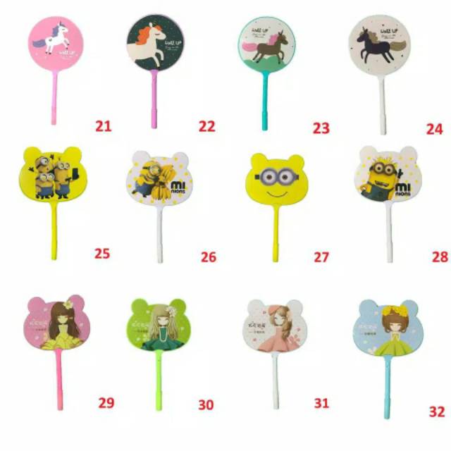 Pulpen Kipas Lucu / Pena Kipas Animal / Souvenir Pernikahan / Souvenir Ulang Tahun