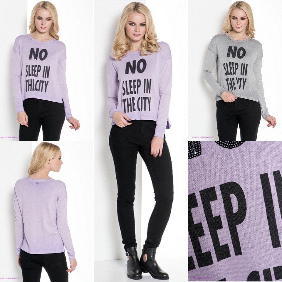 S oliver purple n grey longsleeve soft knit top