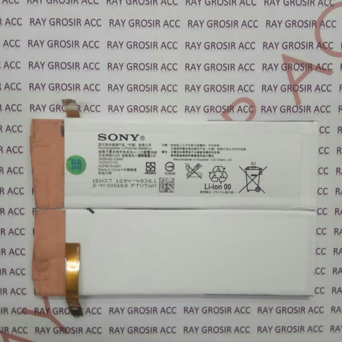 Baterai Original SONY Xperia M5 Dual M5 AQUA E5653 E5663 AGPB016-A001