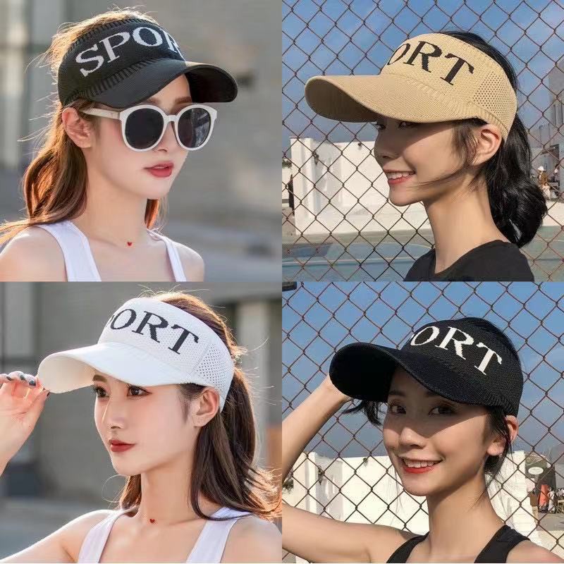 Topi pasangan US Summer Hat Female Korean Baseball Cap Sports Male cap sun cap sports cap Topi visor