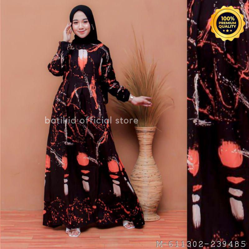 GAMIS MALAMAN WANITA TWILL RAYON