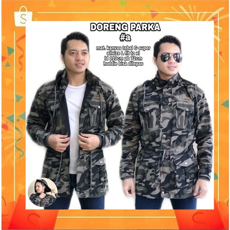 Jaket Pria Parka Doreng Original Nexsell