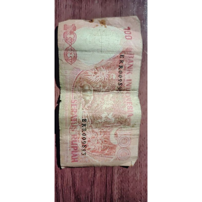 uang kertas 100 rupiah jadul