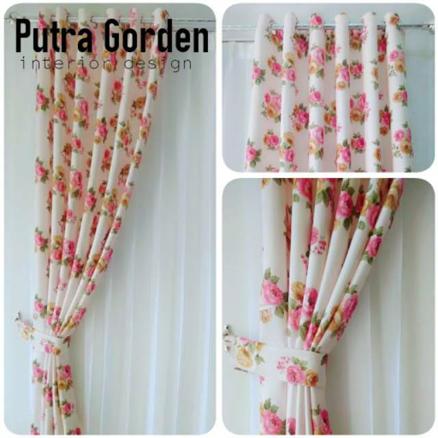 Gorden / tirai / korden / shabby / herley / termurah / terbaru