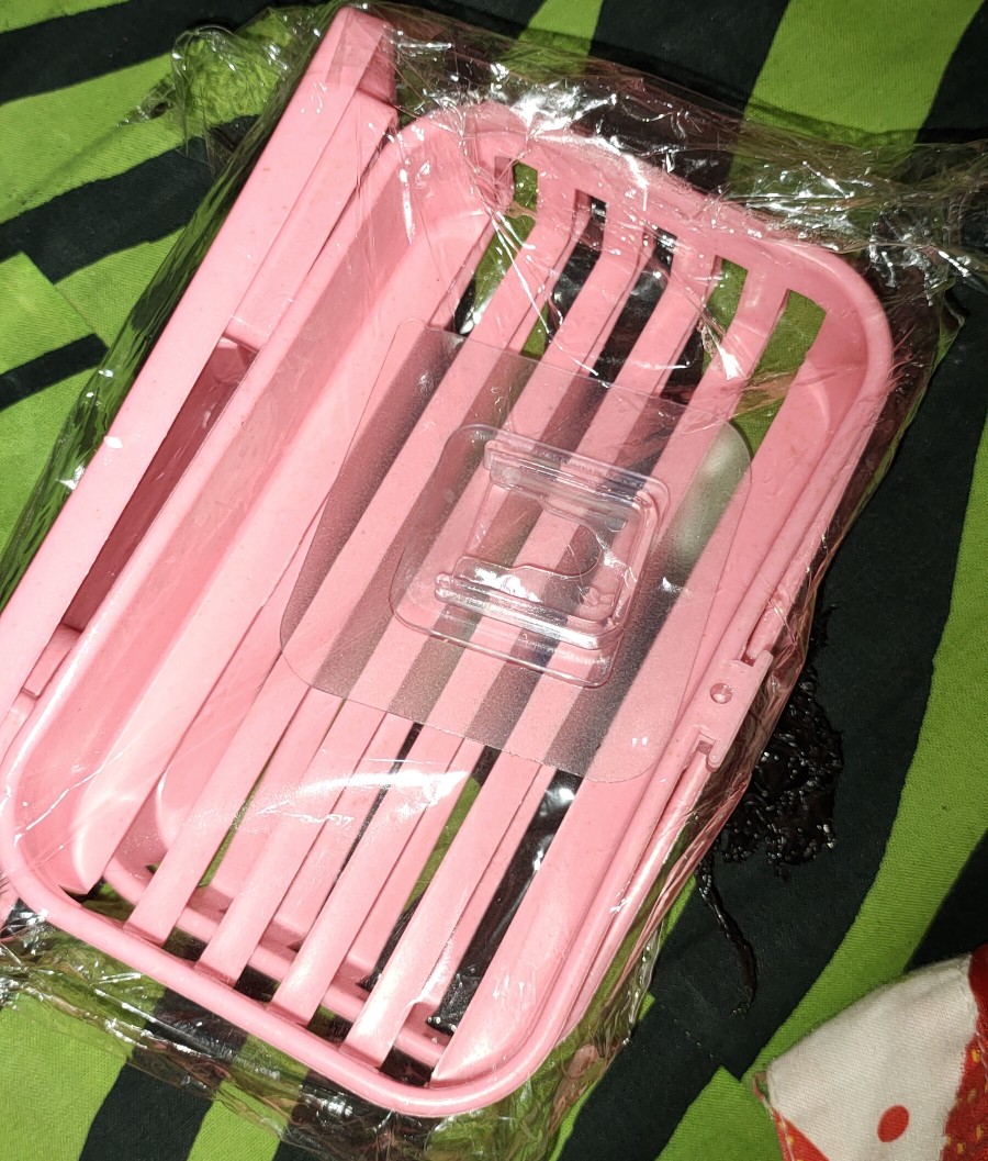 Travelmate Rak Sabun Tempel Vacum 2 Tingkat / Tempat Peralatan Mandi Gantung