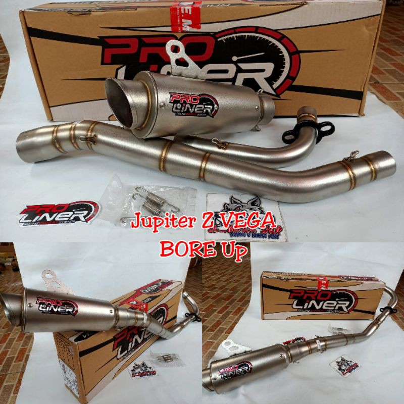 Knalpot Proliner TR1 R Jupiter Z Vega R RR Bore Up 200 CC Ngaceng Original