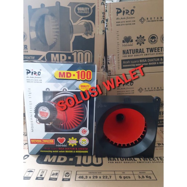 Tweeter Magnet Piro MD 100 Neodymium Waterproof speaker walet