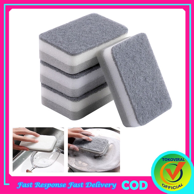 Jual Spons Cuci Piring Dua Sisi / Spon Pencuci Piring / Busa Cuci ...