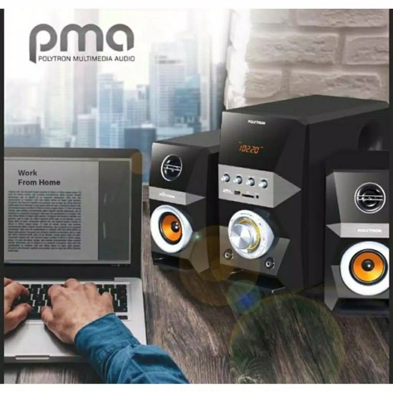 POLYTRON PMA-9502 Multimedia Active Speaker WITH BLUETOOTH