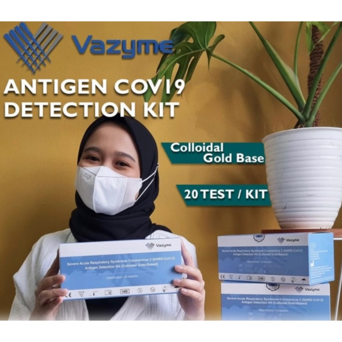 Alat Test Swab Antigen Hidung Vazyme Termurah 100% Original