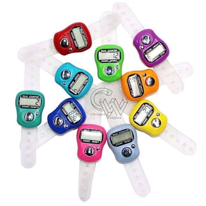 Cheaper-Alat Hitung Tasbih Digital  Jari Tally Finger Led