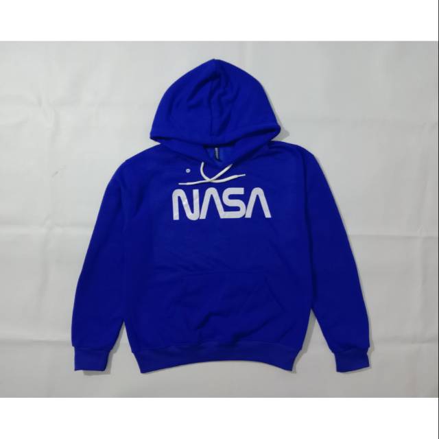 blue nasa hoodie h&m