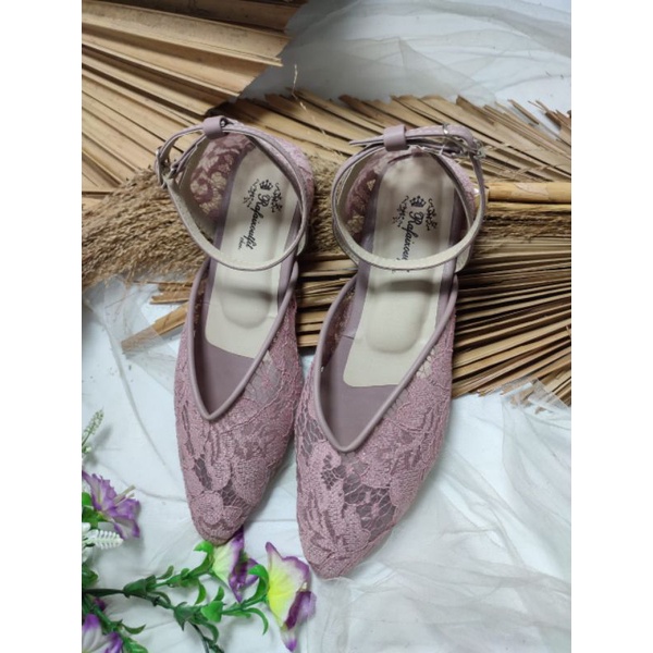 flatshoes arummi Mauve