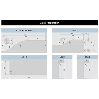 Paket Floor Hinge Dorma  BTS 84 Dorma  Patch Fitting Dorma  