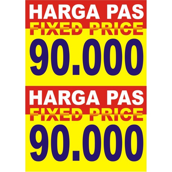 

Tag harga / Harga Pas Kertas Tulisan Laminating Kertas Harga Bandrol Nametag Harga Jualan Kertas Obral Harga Jualan