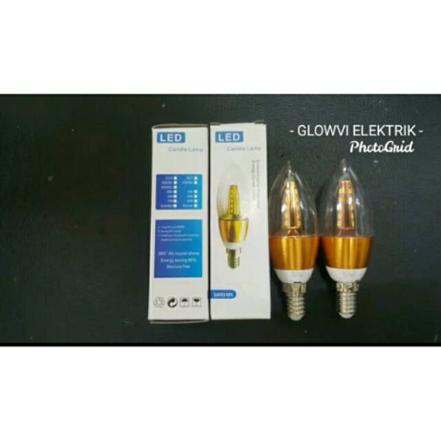 Lampu hias e14 - Lampu candle e14 - Lampu jantung e14