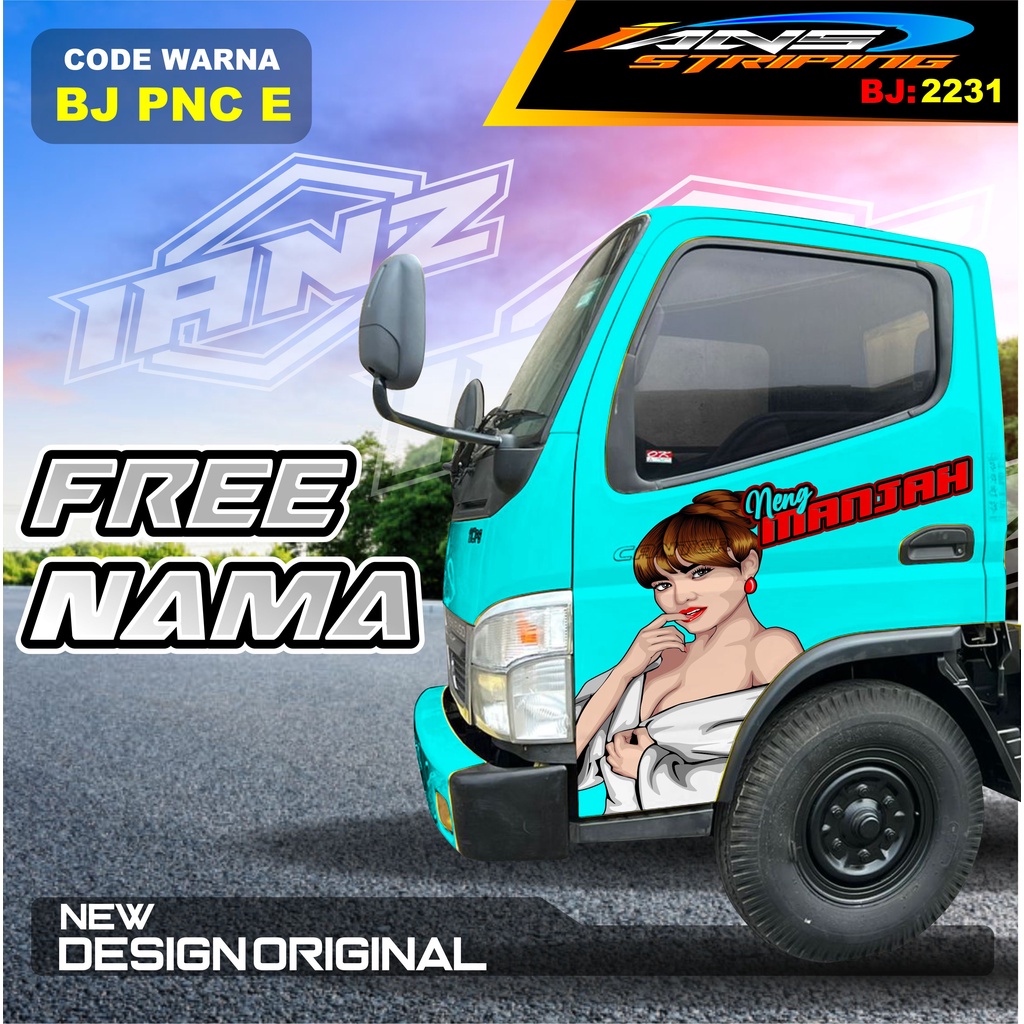 DECAL STICKER PINTU TRUK FUSO RAGASA / DECAL PINTU DUMTRUK  / STIKER MOBIL TRUK / STIKER PINTU TRUK KEREN