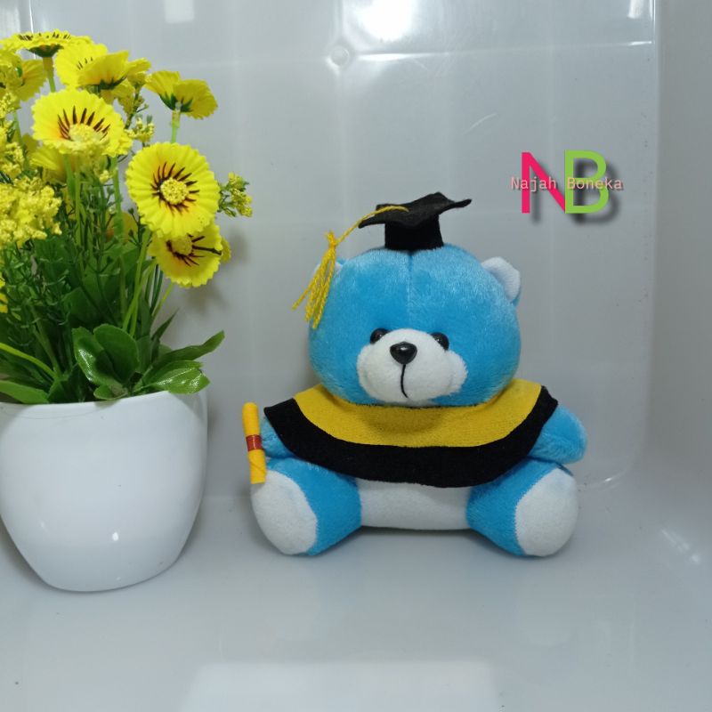 Boneka wisuda syal mini ukuran 15 cm kecil boneka wisuda boneka mini untuk buket boneka untuk wisuda boneka murah boneka piala