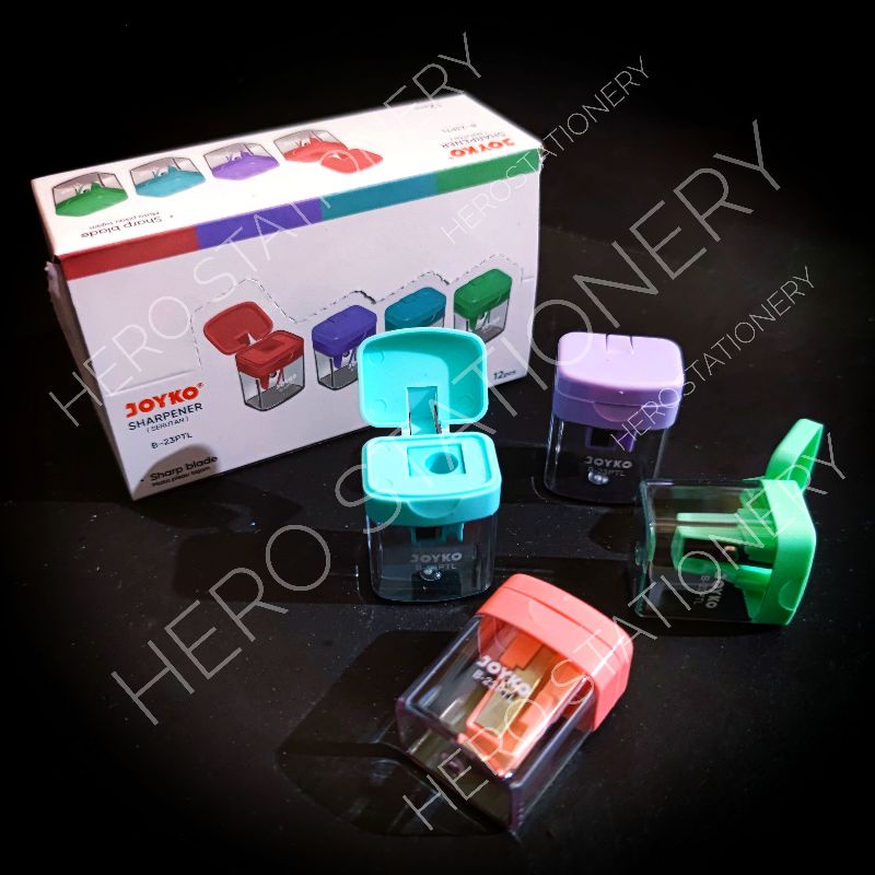 

Rautan pensil joyko recycle bin 1 lubang pastel B-23PTL . 12 unit