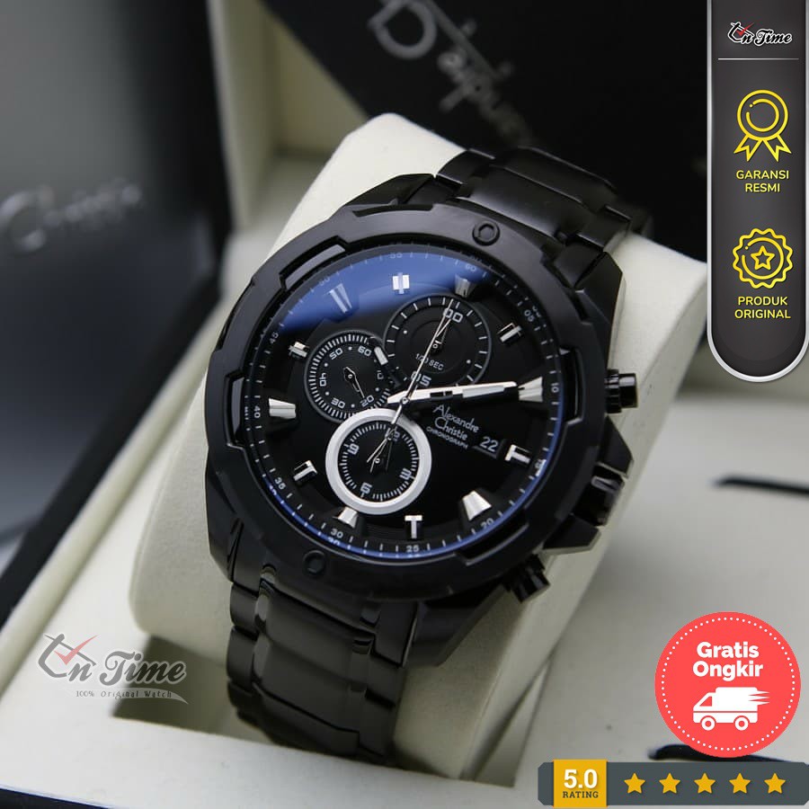 Jam Tangan Pria Alexandre Christie AC 6305 MC Stainless Steel