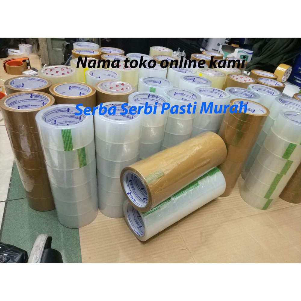 Lakban Bening Coklat Lakban Putih Isolasi Bening Isolasi Putih Isolatip Murah