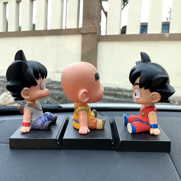 Boneka Figure Miniatur Pajangan Mobil Stand HP Dragon Ball Z Goyang Kepala Shacking Head Toy