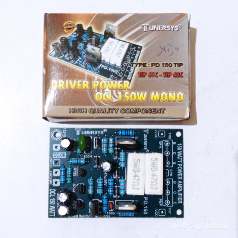 Kit Driver Power OCL 150W Mono PD 150 TIP Tunersys