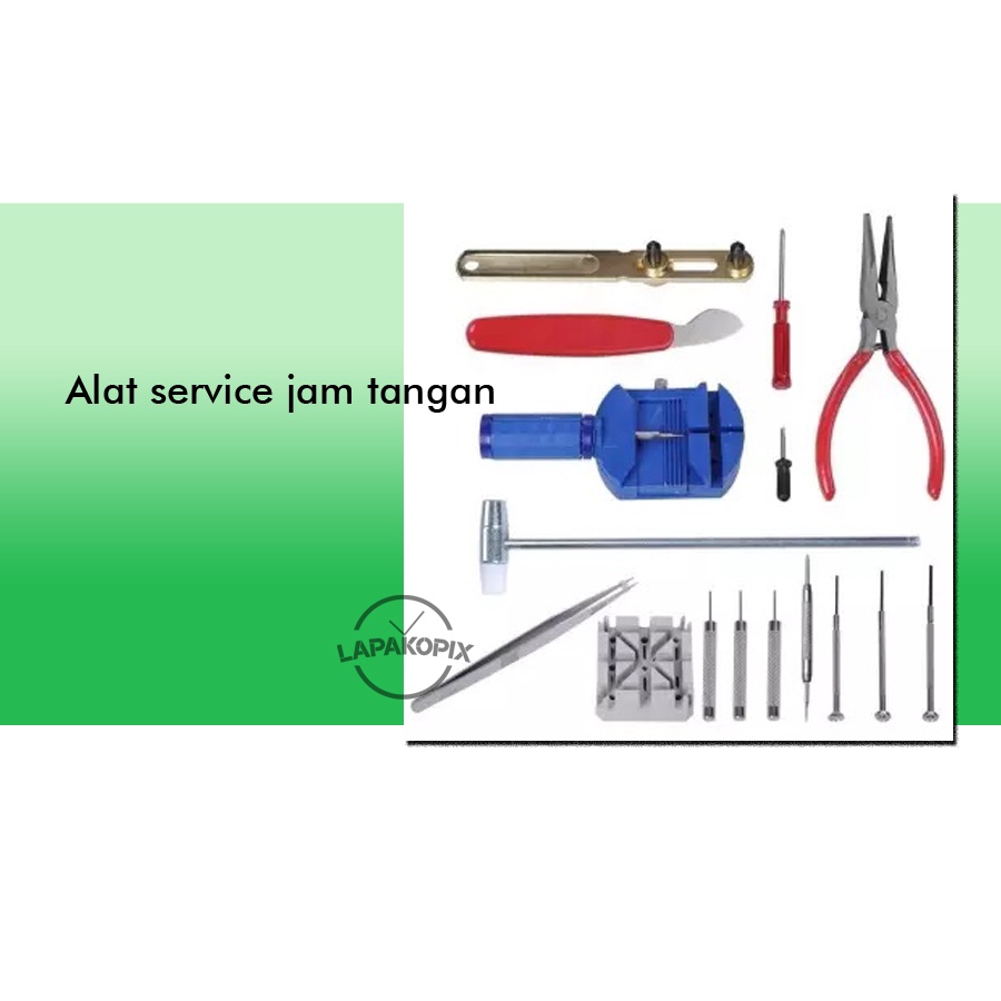 Jual Alat Service Jam Tangan Lengkap Perbaikan Onderdil Toolkit Arloji