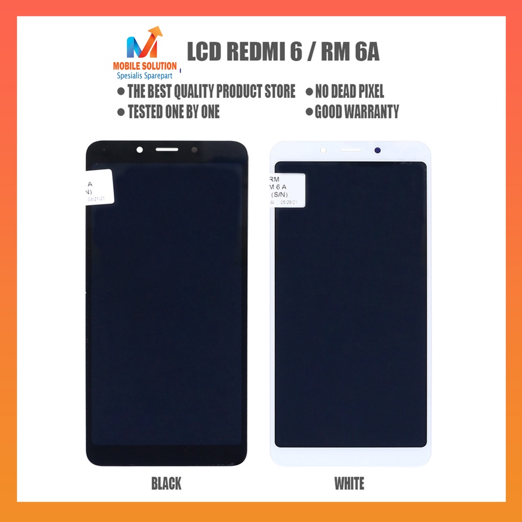 Grosir LCD Xiaomi Redmi 6  LCD Xiaomi Redmi 6a ORIGINAL 100% Fullset Touchscreen Garansi 1 Bulan + Packing / Bubbel