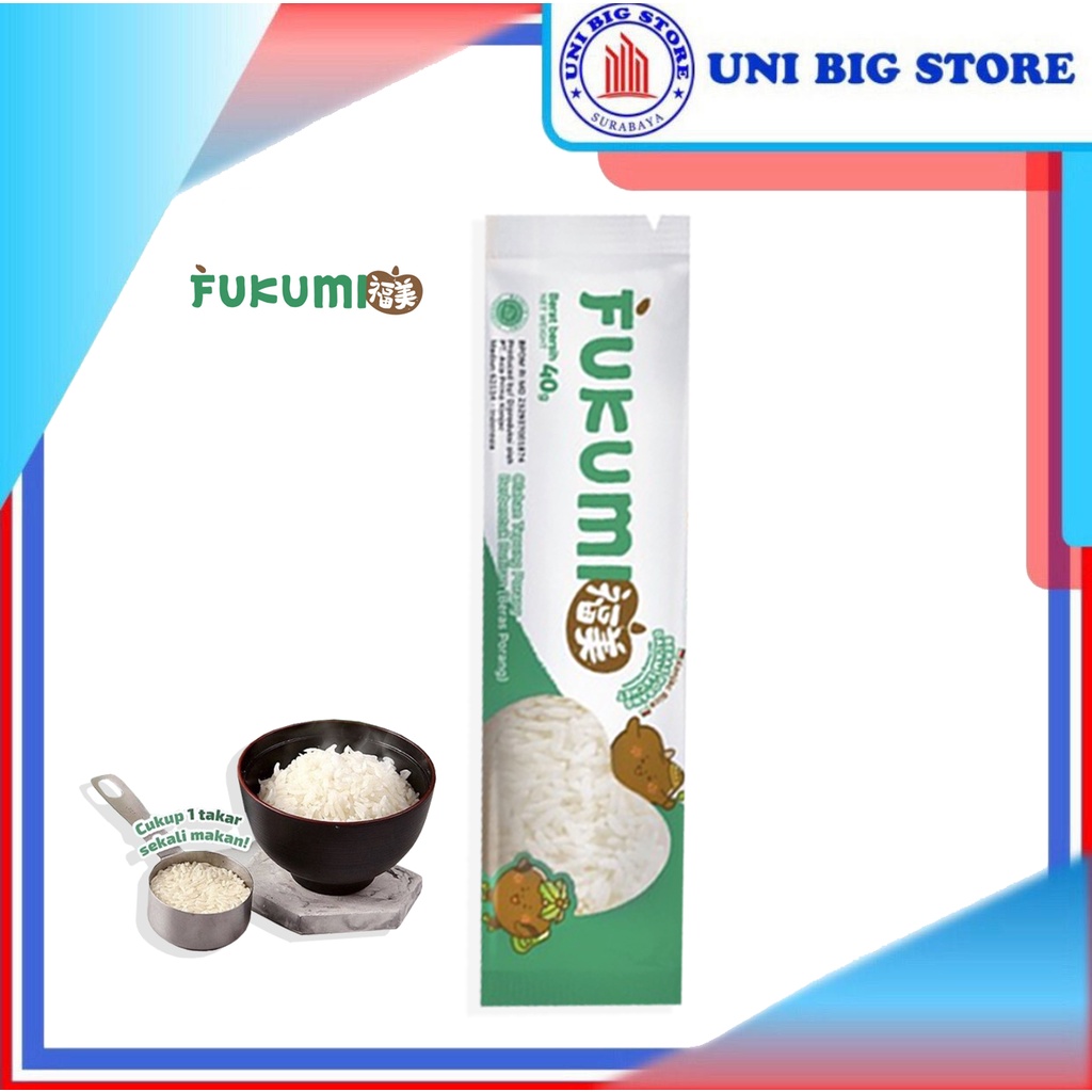 

Fukumi Beras Porang Konjac Shirataki Rice SACHET 40 gr 1 Pc