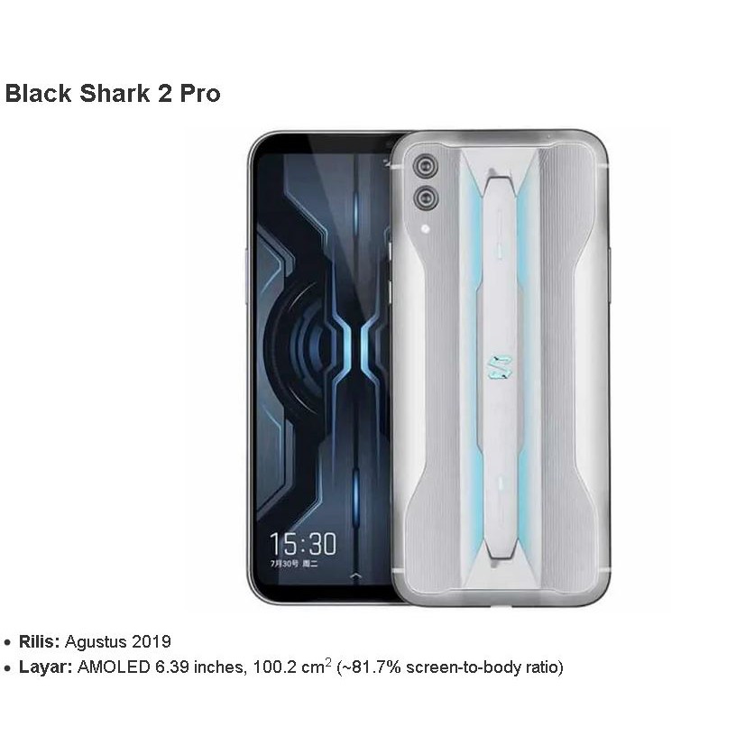 black shark 2 pro ANTI GORES LAYAR  9H HARDNESS NANO GLASS dan ANTI SHOCK EXTREME