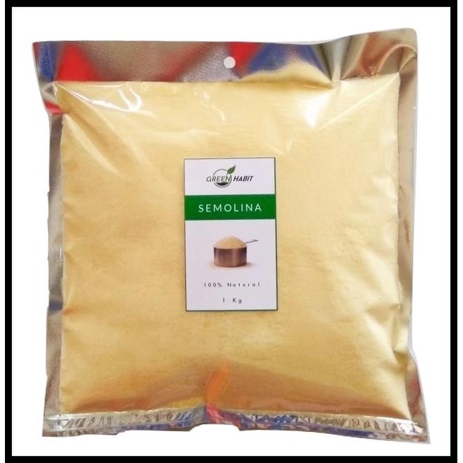 

TERBARUU!! Green Habit Semolina Flour / Tepung Semolina 1 KG PROMO